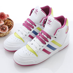 【女】Adidas☆MIDIRU COURT MID W*運動鞋(白)